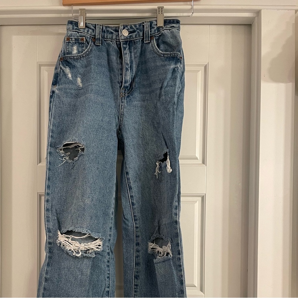 Vanilla Star, wide leg denim.